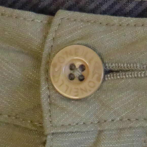 O'Neill* Men's Multipocketed 1.5" Belt Loop‎ Flat Front Olive Green Shorts~ 38W - Picture 12 of 13